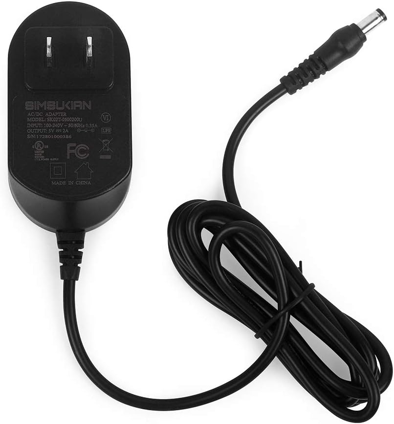 Adattatore di Alimentazione USB 5V 1A per Presa di Corrente Nero Adattatore di Alimentazione USB 5V 1A per Presa di Corrente Nero