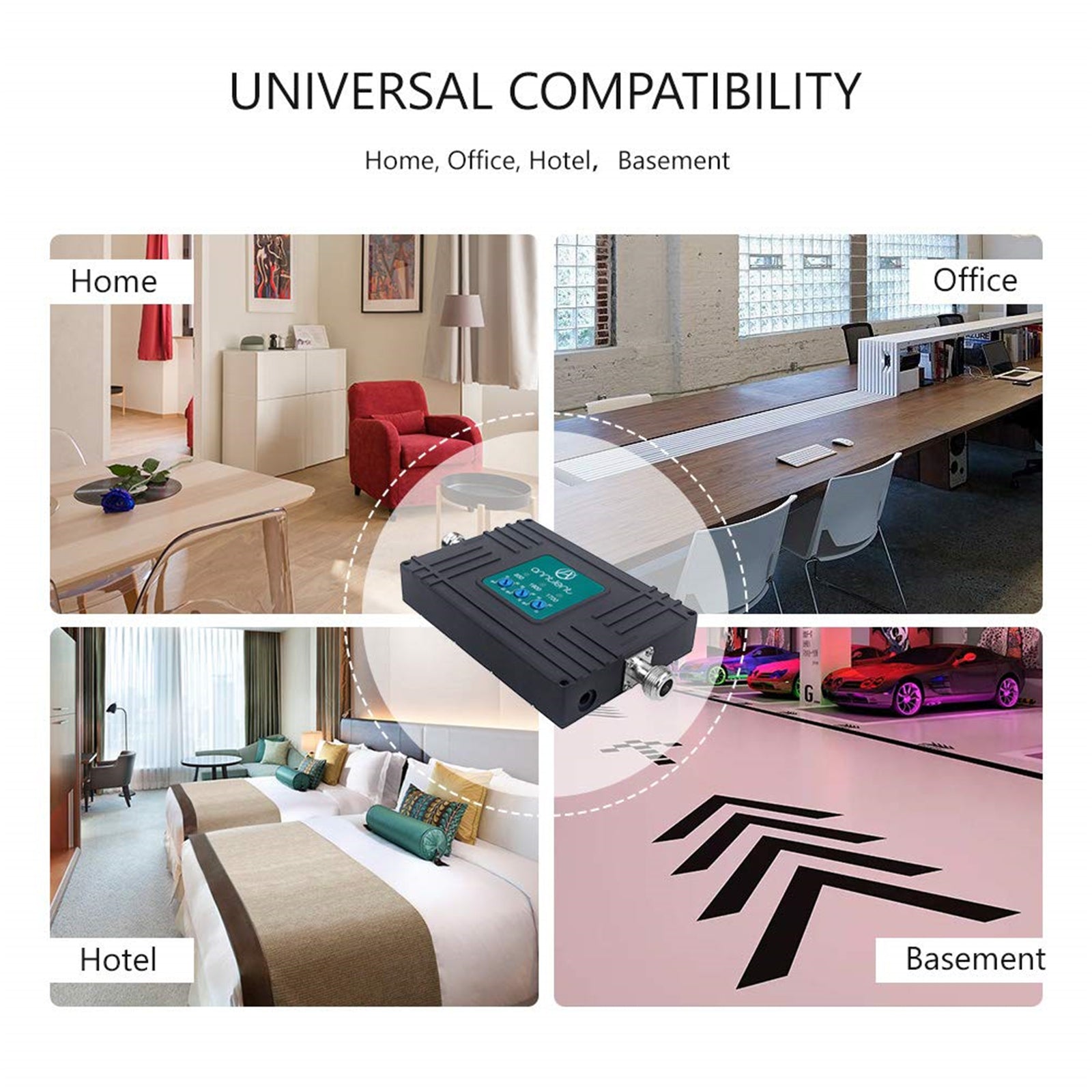 N30 Series Cell Phone Signal Booster for Home Boost 4G LTE 3G Signal on Band 2,4,5