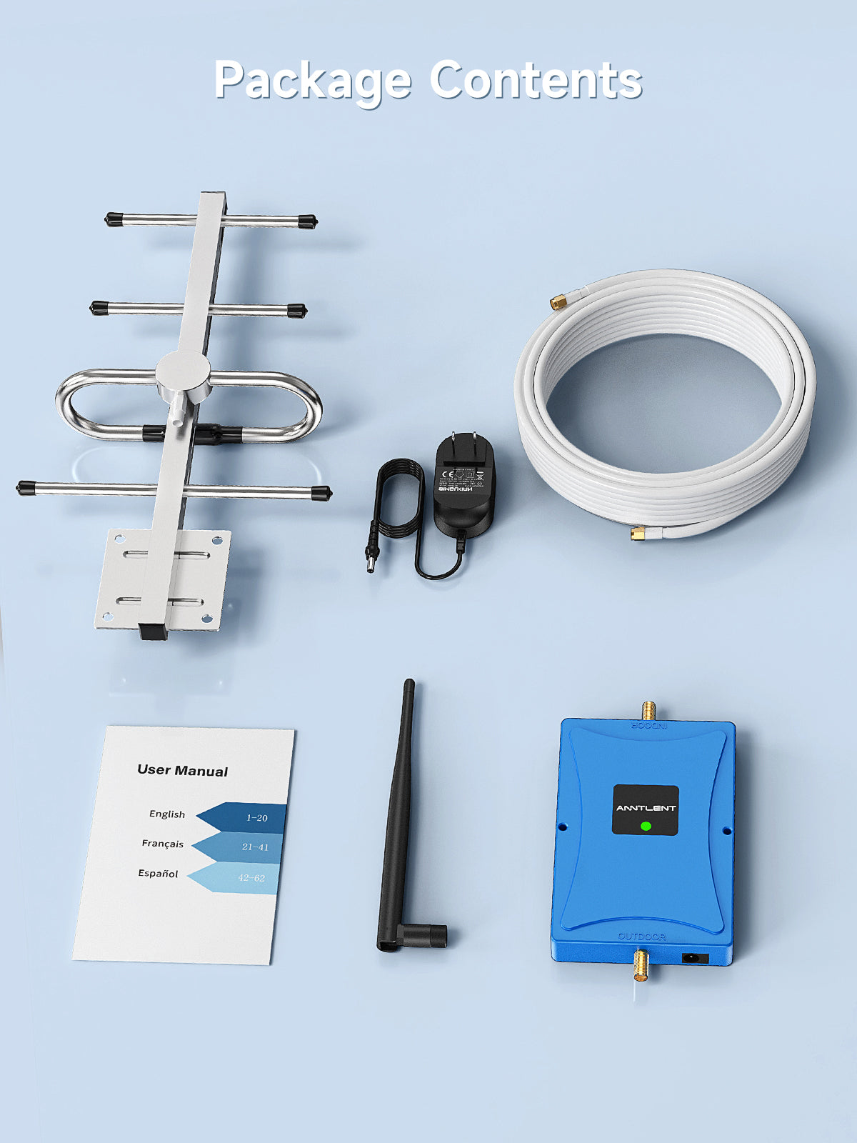 Verizon Cell Phone Signal Booster for Home & Remote Area | Up to