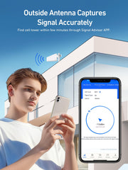 N70 Cell Phone Signal Booster with Smart Screen Control | Up to 5,000 sq ft Coverage | Boosts 5G & LTE Signal on Band 2, 4, 5, 12, 13,17 and 25